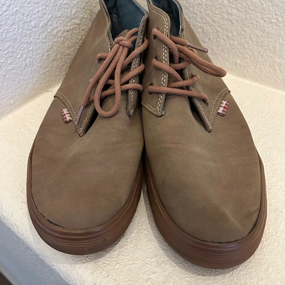 Ben Sherman Mens Brown Faux Suede Chukka‎ Desert Boots Sneakers Brown Size 10